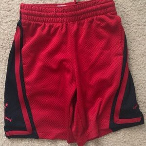 Jordan shorts boys size 7 red